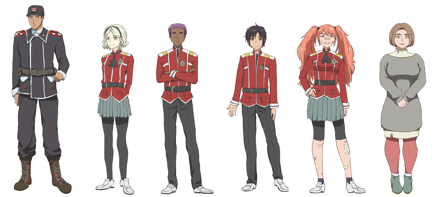 Anime Character Designs for Visual Novel